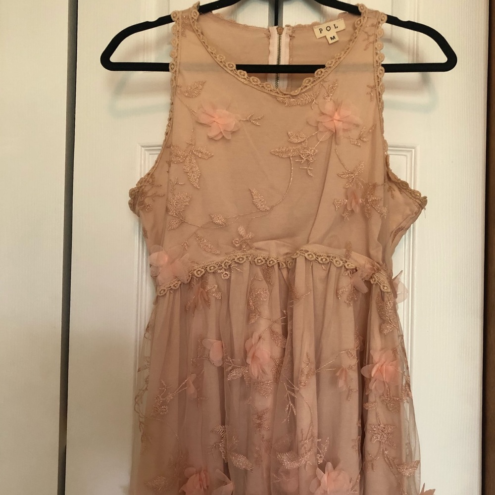 POL Clothing Rose Gold Tank
